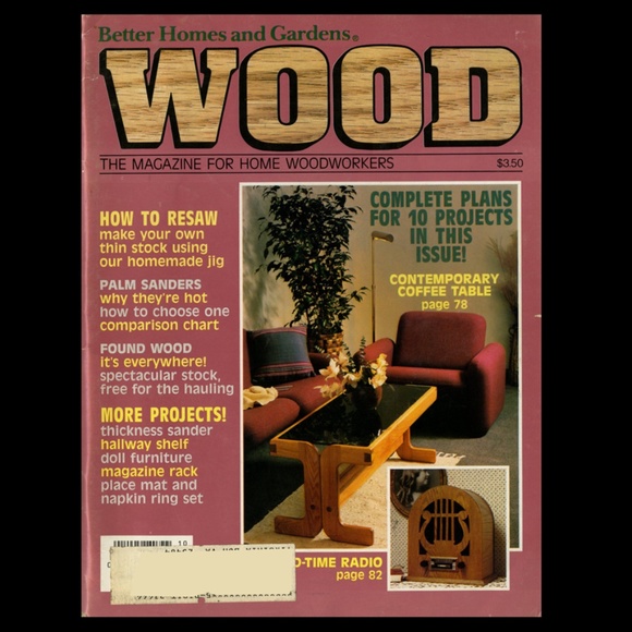 3 Vintage Workbench Magazines, Woodworking - Picture 4 of 7